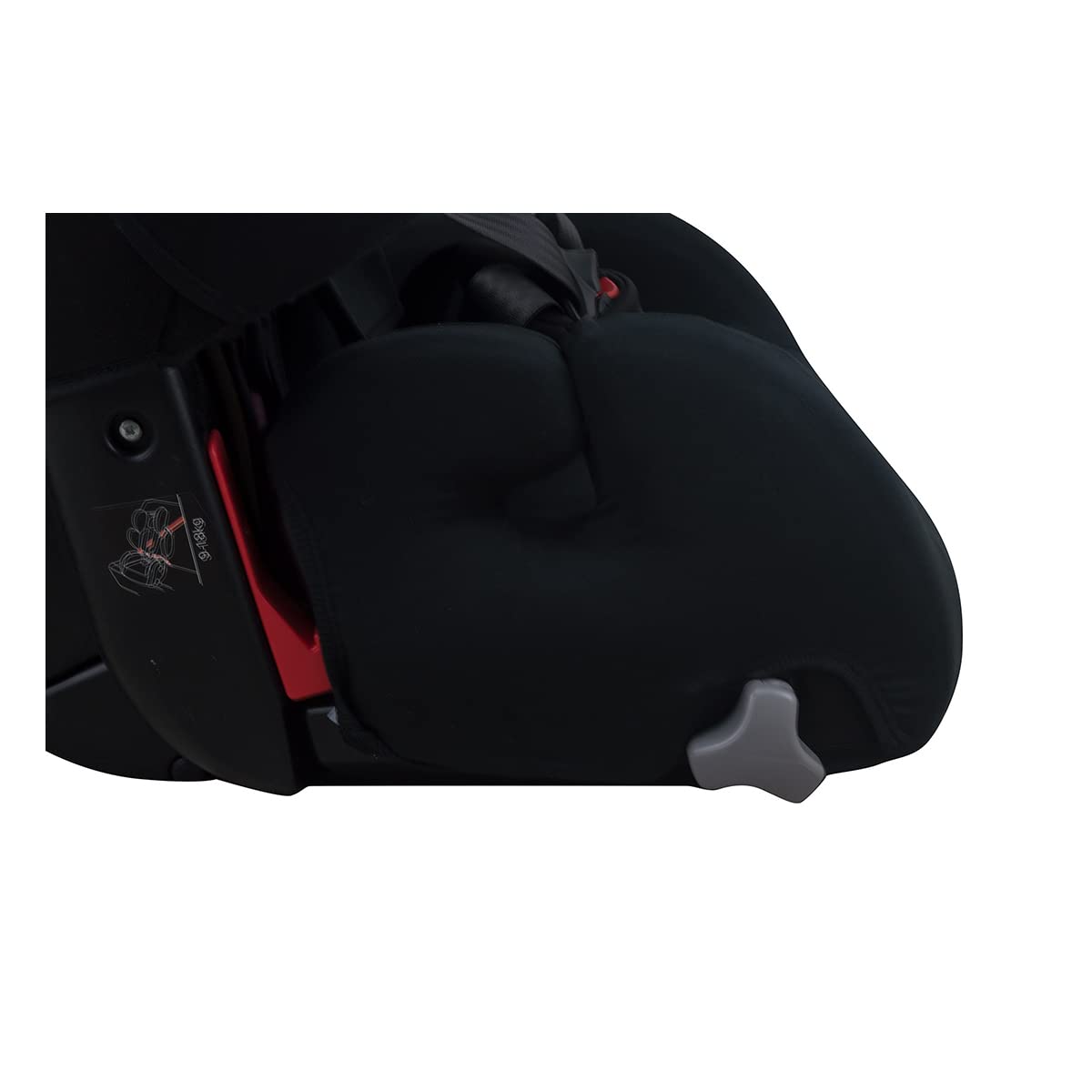 JYOKO KIDS Bezug für Autositz kompatibel mit Recaro Young Sport Hero, aus Baumwolle (Black Series)