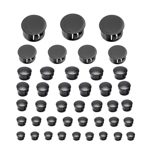 170PCS Cache Trou Meuble - Lot de Caches Trou pour Perçage avec 7 Tailles (5-25mm) | Cache Trou Plafond et Meuble pour Armoire, Mobilier et DIY | Bouchon de...