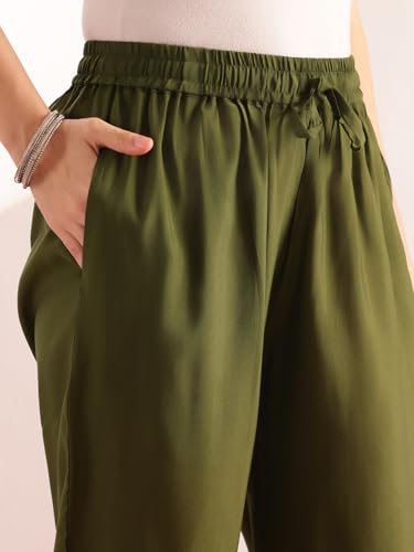 Image of Vbuyz Women'S Cotton Floral Print Straight Stitched Kurta Pant With Dupatta