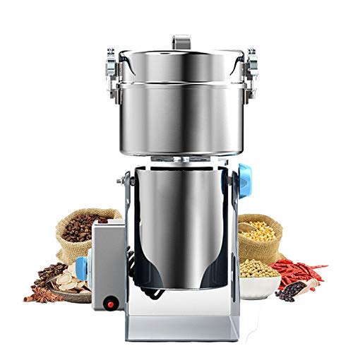 Molinillo de grano de alta velocidad de 800G, molinillo eléctrico portátil pequeño para el hogar, usado para nuez, arroz, frijol mungo, semilla de loto, pimienta