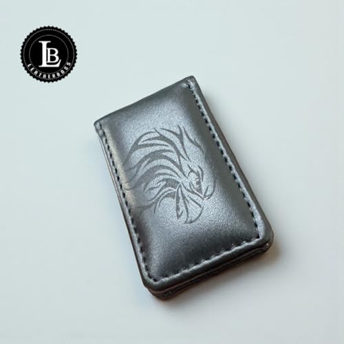 Image of LB LEATHERBOSS Men's New Leather Strong Magnetic Money Clip (Eagle)
