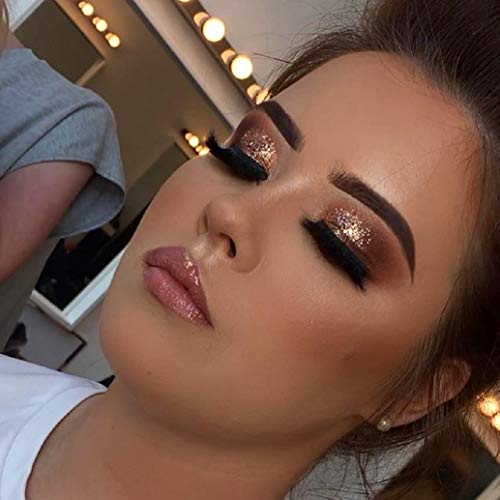 La Splash Cosmetics Metallic Champagne Loose Glitter Eyeshadow Powder For Lips/Hair/Nail/Body - Crystallized Glitter (Gold Rush) #TOP3