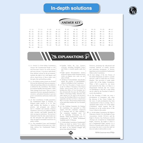 Image of PW NDA Book 2026 - NDA /NA 23 Previous Years Solved Papers (2014-Sept 2025) | Chapterwise & Topicwise 7500+ PYQs | Maths & General Ability (GAT) | NDA PYQ Question Bank