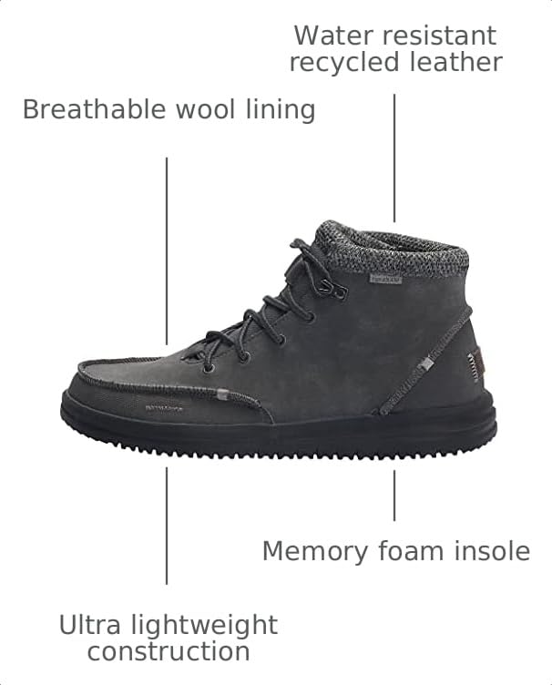 Image of HEYDUDE Men's Bradley Boots | Men's Boots | Comfortable & Light-Weight