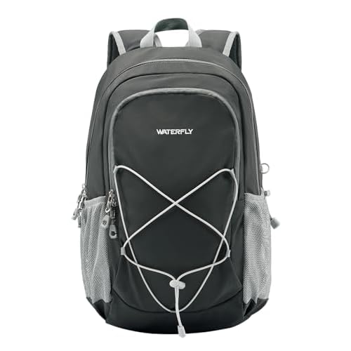 Waterfly Lightweight Small Hiking Backpack: 20L Sport Rucksack with Chest Strap Outdoor Daypack for Travel Walking Camping Cycling School Women Men Teenagers