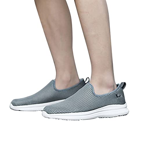 Men's Slip-on Loafers Lightweight Breathable Knit Casual Sneakers with Arch Support Comfortable Non Slip Walking Shoes3