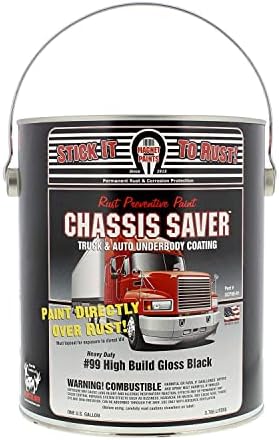 Magnet Paint UCP99-01 Chassis Saver Rust Preventative Paint Gloss Black, 1 Gallon