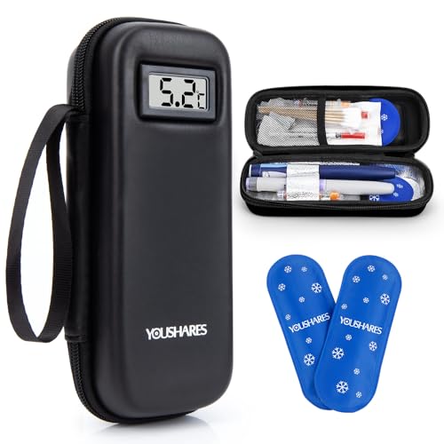 YOUSHARES Pochette Isotherme Insuline, Trousse Isotherme Insuline...