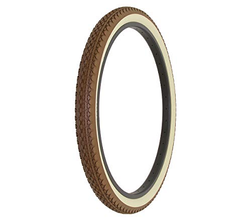 Alta Bicycle Tire Duro 26 x 2.125 Bike Thread Diamond Drizzle Style (Brown/Cream)