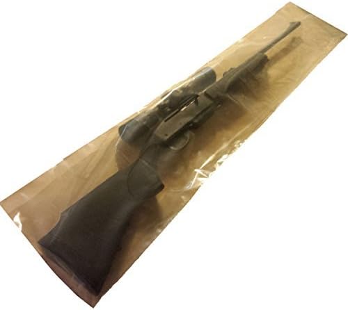 TechnologyLKWeapon Protection Bag with Zerust Rust Prevention and Protection 10" x 50" Zipper Closure - Pack of 3