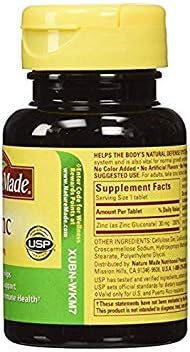 Miniatura 2 de Pastillas de zinc de Nature Made 0001onzas paquete de de 3 3 3