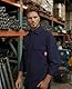 TICOMELA FR Shirts für Herren, schwer entflammbar, CAT2, leicht, 184 g, feuerhemmend, Herren-Schweißhemd, Marineblau, L