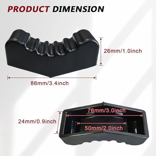 Image of 3Ton Car Jack Stand Pad Rubber Slotted Guard Support Block Lifting Lift Frame Rail Pinch Protector Anti-Slip Floor Cushion (Pack of 3)