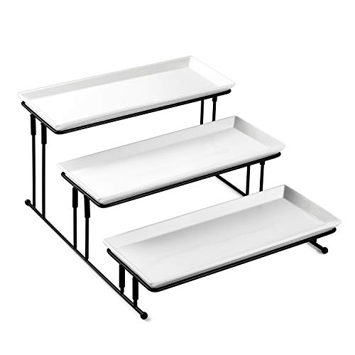 Sweese 733.101 3 Tiered Serving Stand - Stairstep Sturdier Food Display Stand