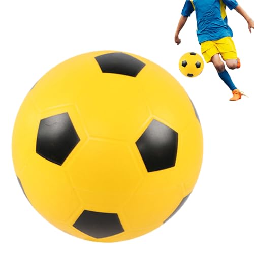Pelota Goma Espuma,Pelota De Fútbol Silencioso, Ba lón De Fútbol Goma Espuma, Bal ón Que Rebota Sin Ruido,de Alta Densidad Pelota De Entrenamiento Silencioso para niños y niñas,Práctica En Casa