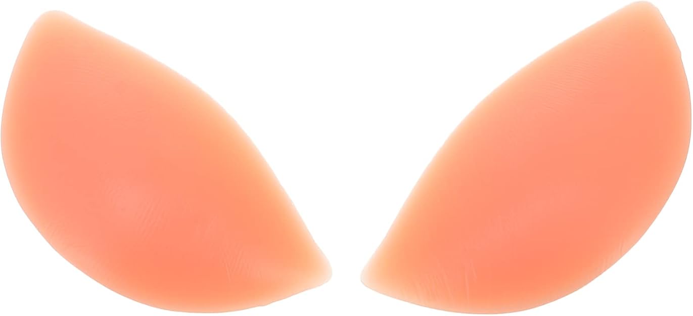 Toddmomy 2Pcs Silicone Gel Bra Inserts V Shape Waterproof Push Up