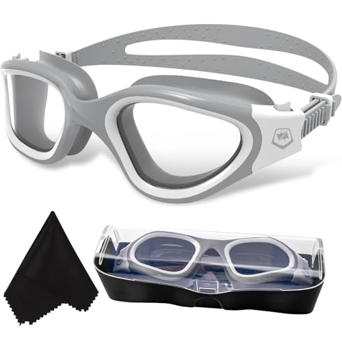 WIN.MAX Polarized Swimming Goggles Swim Pool Goggles Anti Fog Anti UV No Leakage Clear Vision for Men Women Adults Teenagers