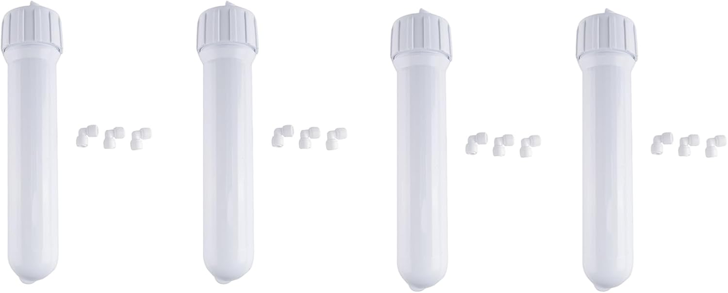 4X 1812/2012 Reverse Osmosis RO Membrane Filter Housing 1/4 Quick Links Kitchen Water Purifier Parts