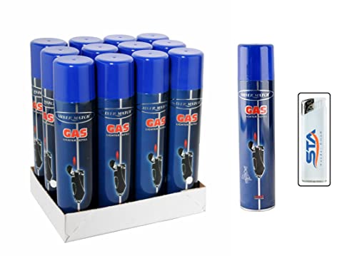 Feuerzeugbenzin Vanorell 4 x 300ml Nachfüllgas für Feuerzeuge