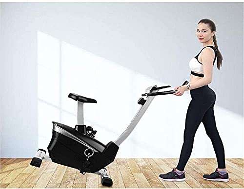 Image of Electromagnetic Fitness Bike Ultra-Quiet Adjustable Indoor Fixed Bicycle (with LCD Display) Pedal Indoor Sports Bike
