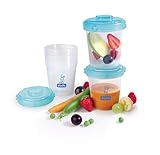 hermétiques-empilables et clip sables- stérilisa blés à chaud et à froid -compatibles réfrigérateur, congélateur, micro-ondes et lave-vaisselle -6x200 ml