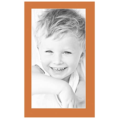 13x24 Tangerine / Octoberfest Custom Mat for Picture Frame with 9x20 opening size (Mat Only, Frame NOT Included)