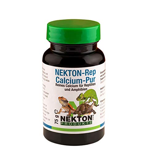 Nekton-Rep Calcium-PUR Pure Calcium & Magnesium Supplement for Reptiles & Amphibians (75gm/ 2.65oz), White (228075)