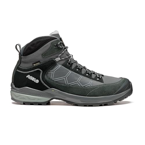 Image of ASOLO Men's Falcon EVO GV Outdoor Hiking Boots | Waterproof Breathable Lace-Up, Suede & Nylon Upper, High-Traction Outsole