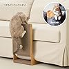 EHEYCIGA 2-Pack Cat Scratcher, 25.6 Inch L-Shaped Cardboard Scratch Pad for Indoor Cats, Vertical Cat Scratching Board with Ball Toy, Furniture Protector, Reversible Design for Double Life, Large #5