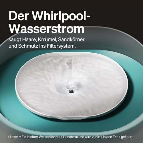 PETLIBRO Trinkbrunnen für Hunde und Katze, 8L Wasserbrunnen, Anti-Spill Guard,Hundewasserspender 26dB Leise, Einfacher Einbau und Ausbau zur Reinigung, Geeignet für große Hunde/mehrere Katzen