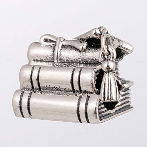 Charm a forma di libro in argento sterling 925