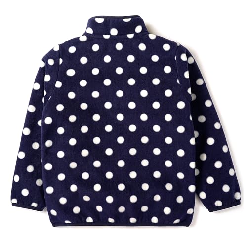 Image of Toddler Boys Girls Fleece Jacket Lightweight Fall Spring 2-12 Years | Soft Anti-Pilling Fleece, Easy Zip-Up, Hand-Warm Pockets, Windproof Stand Collar, Wear Alone or as Layer, Ideal for School