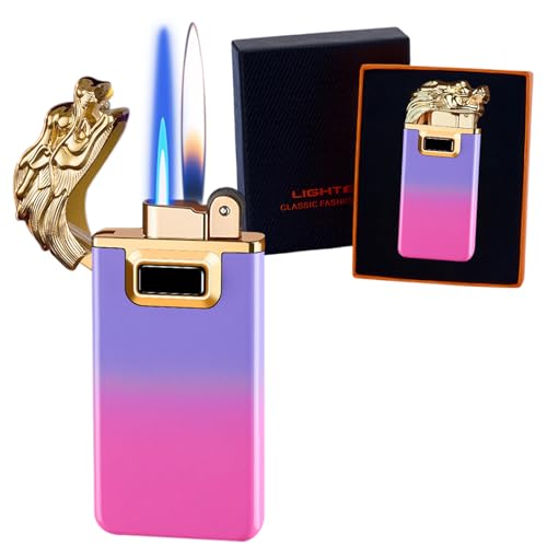Encendedor Soplete Doble Llama Recargable Butano miniatura 1