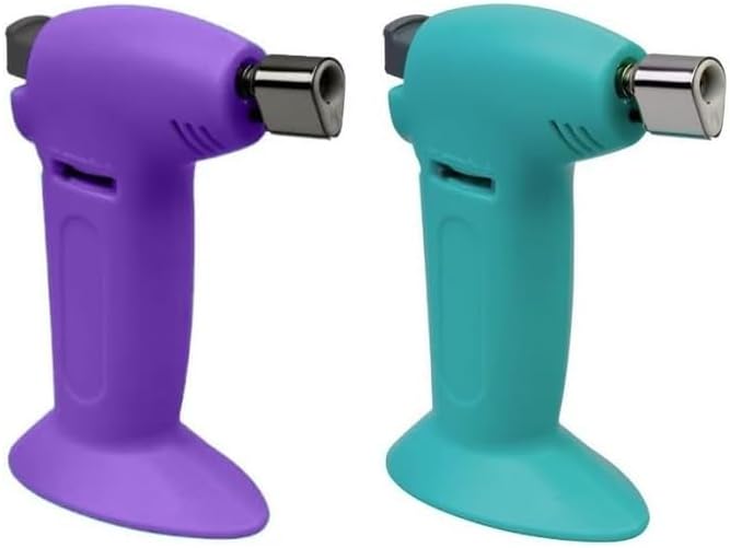 2Pcs Lab Torch Electronic Lighter Micro Blow Torches Lab, Dental, Medical, Backing Electronic Ignition, Adjustable Flame Blow Torch