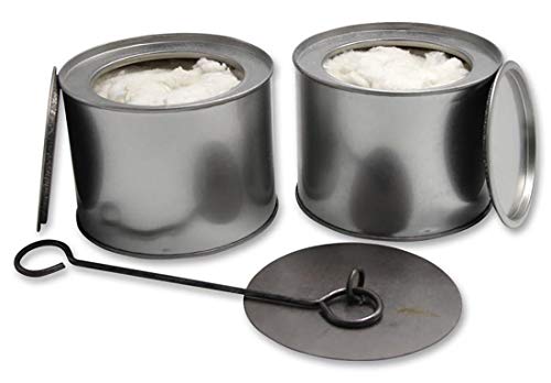 Preisvergleich Produktbild Ethanol Brenndose 2er + Löschzubehör 10,5cm