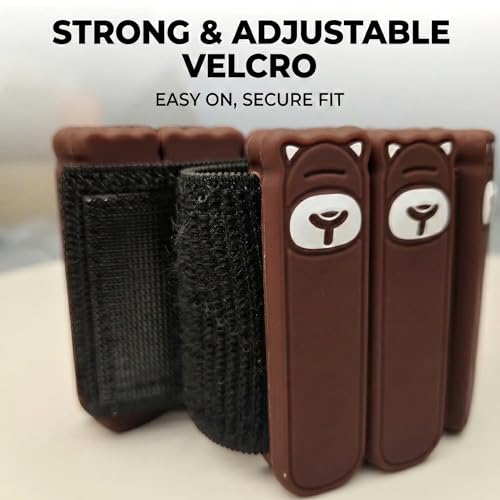 Image of Silicone Wrist & Ankle Weights | Wearable weights for yoga & toning. 0.5lb or 1lb per wrist. Sweat-resistant, adjustable fit with solid steel core.