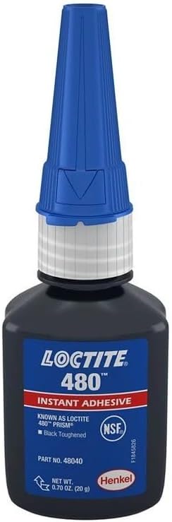 - 480 Instant Adhesive 20g Rubber Toughened Shock and Peel Resistant Bonds Metal Plastic Rubber