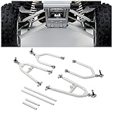 Kojem Front Extended A Arms +2 + 1 Kit Compatible with 1987-2006 Yamaha Banshee 350 YFZ350 Adjustable ATV Control Arm Kit