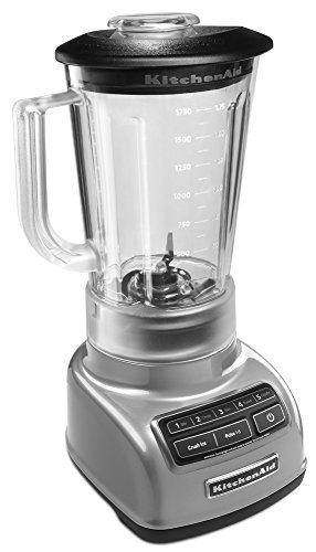 KitchenAid 5-Speed Blender RKSB1570MC, 56-Ounce, Metalic Chrome (Renewed)