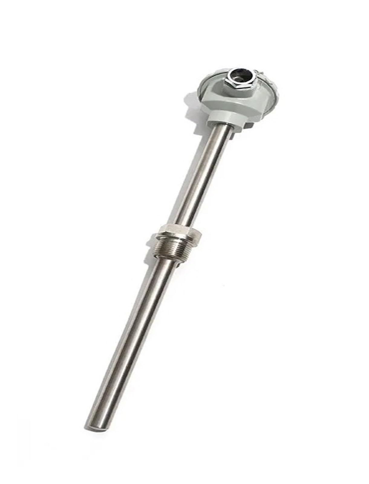 JJKKOZVQF PT100 Type Temperature Transmitter Junction Box Probe Φ16mm Fixed Thread Thermocouple -200~500° Integration(300mmx150mm)