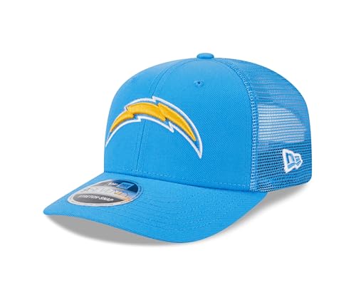 New Era Mens Powder Blue Los Angeles Chargers Main Trucker 9SEVENTY Stretch-Snap Hat