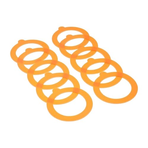 DZNDM0EVT Silicone Sealing Ring, Silicone Gasket Seal Ring 9.5x6.9x0.22 cm For Hardware Home Improvement Refrigerator 10pcs