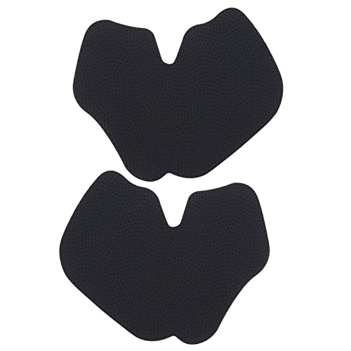 ECSiNG 1 Paar Anti-Rutsch Schweißabsorbierende Controller Grip Aufkleber Kompatibel mit PS5 Controller Textured Soft Rubber Pads Griff Griffe Videospiele Zubehör Schwarz