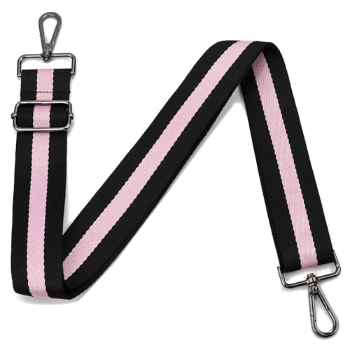 Image of Purse Strap Gold Hardware Replacement Crossbody Bag Strap, Wide Adjustable Shoulder Strap