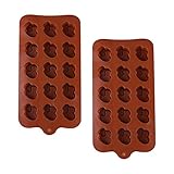 cabilock 2 pz stampo in pasta di gomma stampo per caramelle 15 cubi fondente stampo per lecca lecca in silicone per la cottura sapone ciambella 3d argilla polimerica tartufo