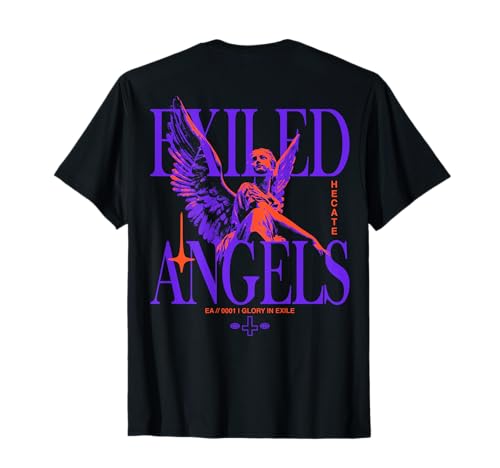 Angel Vintage Streetwear Urban Hip Hop Y2K Back Print T-Shirt
