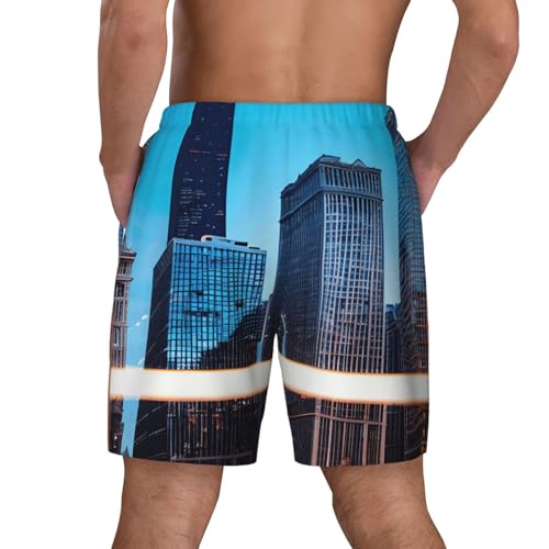 Traje de baño para hombre ropa de playa transpirable Chicago Reflect 7