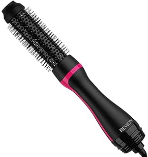 Revlon One Step Root Booster Round Brush Dryer and Hair Styler | Fight Frizz and Add Volume, (1-1/2 in)