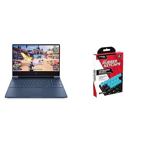 Image of HP Victus Gaming Laptop AMD Ryzen 5 5600H 15.6 inch(39.6 cm) FHD IPS Gaming Laptop & Rubber Keycaps - Blue [US]