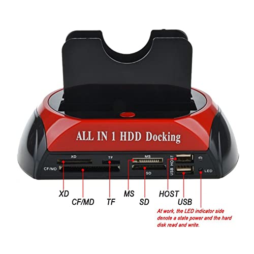Estación Dock SATA IDE con Lector de Tarjetas USB 2.0 miniatura 4